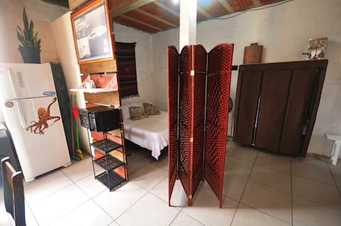 Comfortable loft a few steps from the sea.