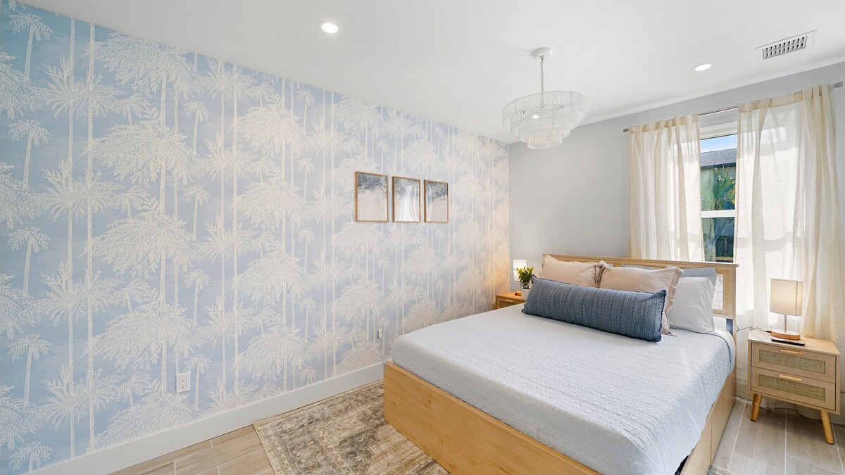 Experience comfort fit for royalty in our queen guest room