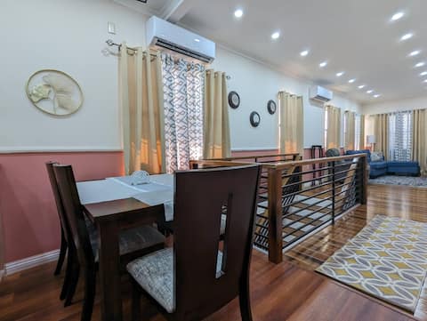 Fully furnished secure house.