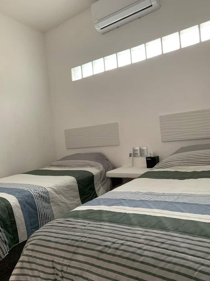 Chumba cha kulala 2. 
Vitanda viwili.