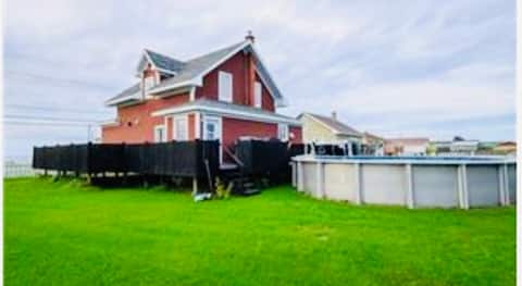 Chalet Pakingan on the beach