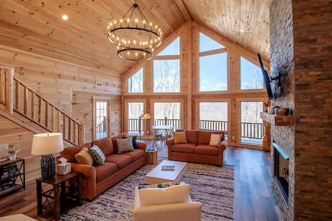 A-Frame|Mtn Views|Hot Tub|King Ensuites|Pool Table