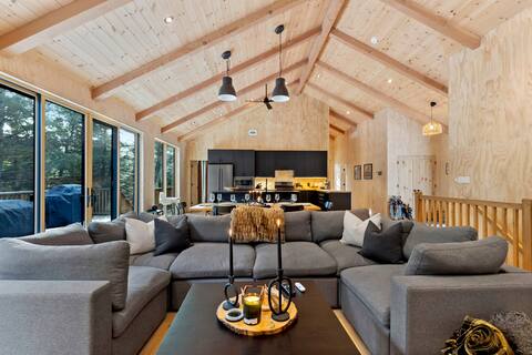 Secluded Winter Escape | Fire Table, Snowshoes