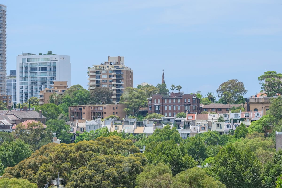 Nice leafy views from the apartment.