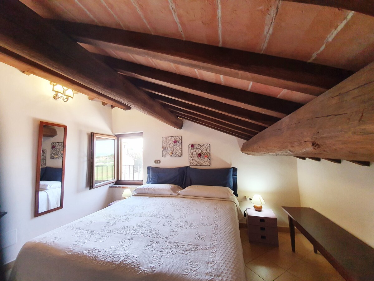 Vindsrum med platt tak