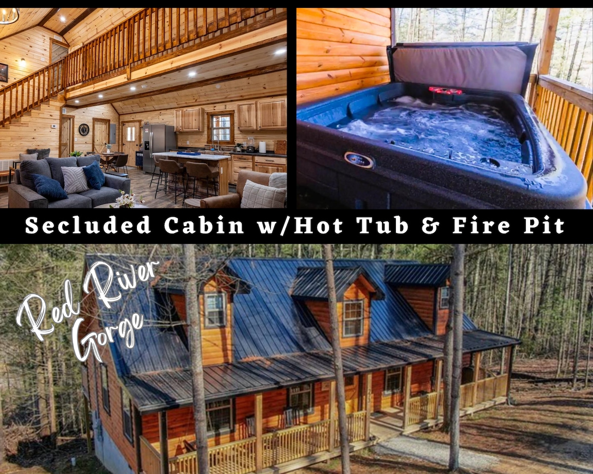 New Luxury Cabin Near all the RRG Action Cabins for Rent in Wolfe County, Kentucky, United