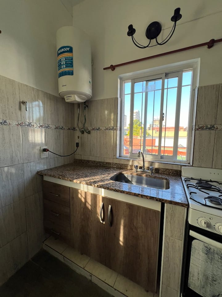 Apartamento de dois ambientes no Parque Avellaneda