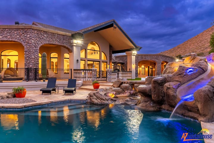 Scottsdale Diamond Mtn Oasis+Waterslide+Pickleball - Houses for