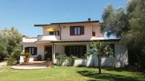 Villa Serena 800 m from the beach, even on foot