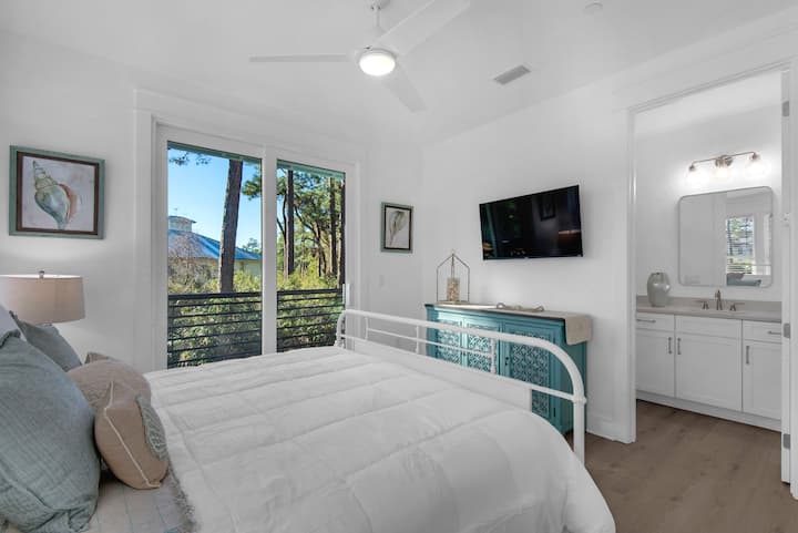 Bedroom 1.  Pic 2.  King with attached bath.