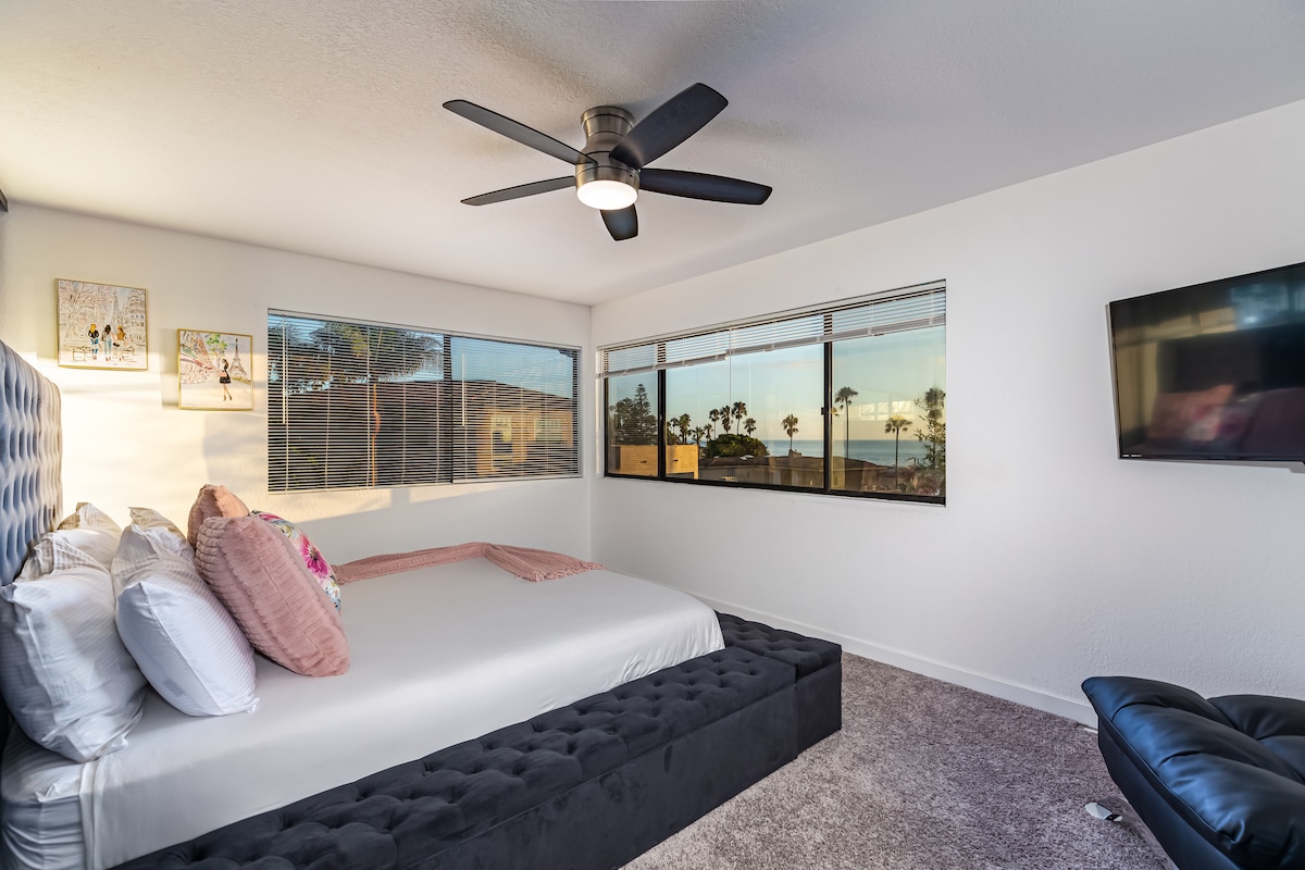 Ocean View Townhouse B Steps from the Beach w/ Spa - Houses