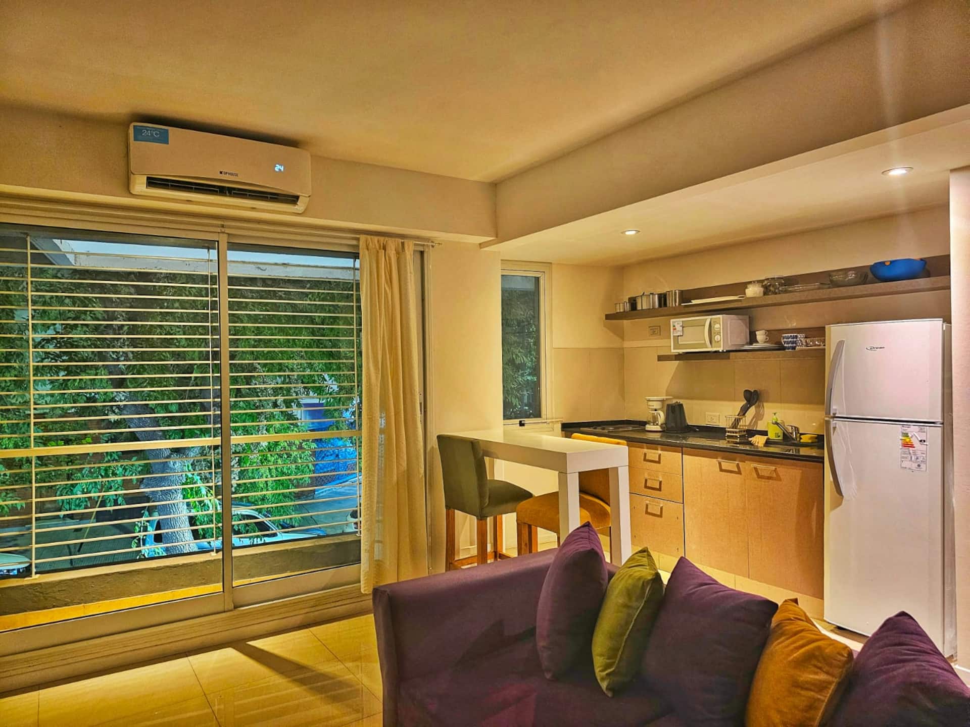 Spacious and bright apartment for two people