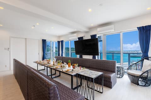 3rd floor, entire unit, up to 22 people, BBQ available, with jacuzzi, Okutakejima's Tateasa apartmen