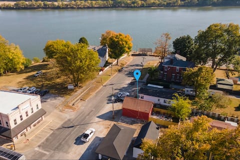 Shawnee Forest | Riverside Tiny Cabin| Boat ramp