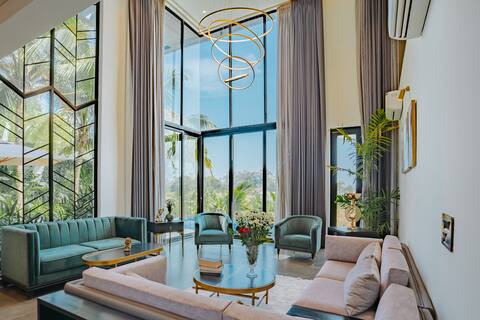 Sunrise view 5BR Villa| Pvt Pool |Paddy field view