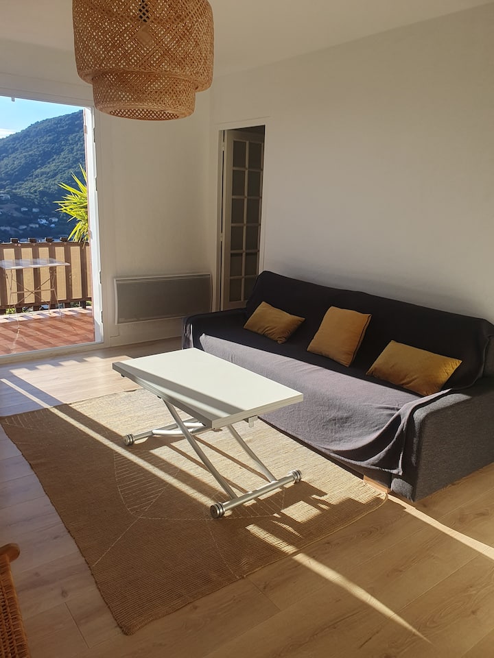 Appart T2  Terrasse Et Vue Mer - Cogolin