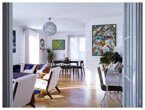 Elegant 4 pieces/2 Parking/20 mn de Paris & Disney