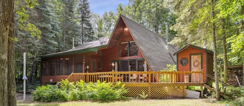 A- Frame Lake Cabin Retreat