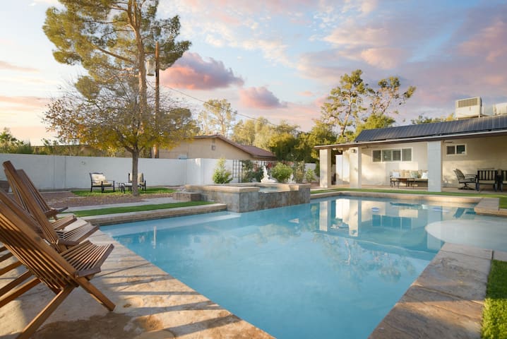 Epic Villa 13min to Strip – Pool, Games 5BR 5.5BA