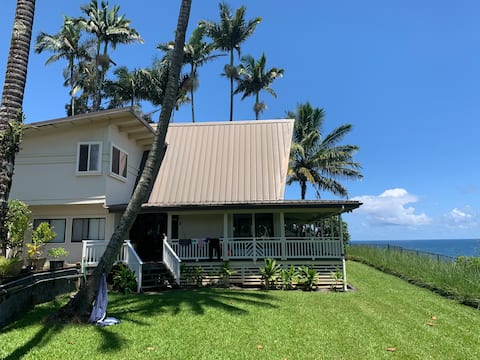 Hilo Oceanfront A-Frame: Views & Steps to Beach