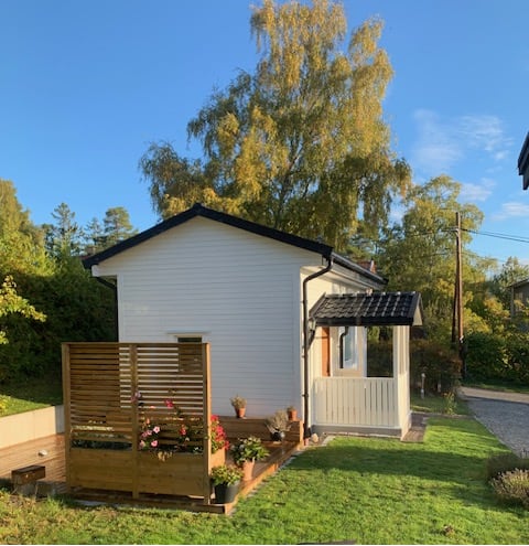 Private villa with a patio near the city
