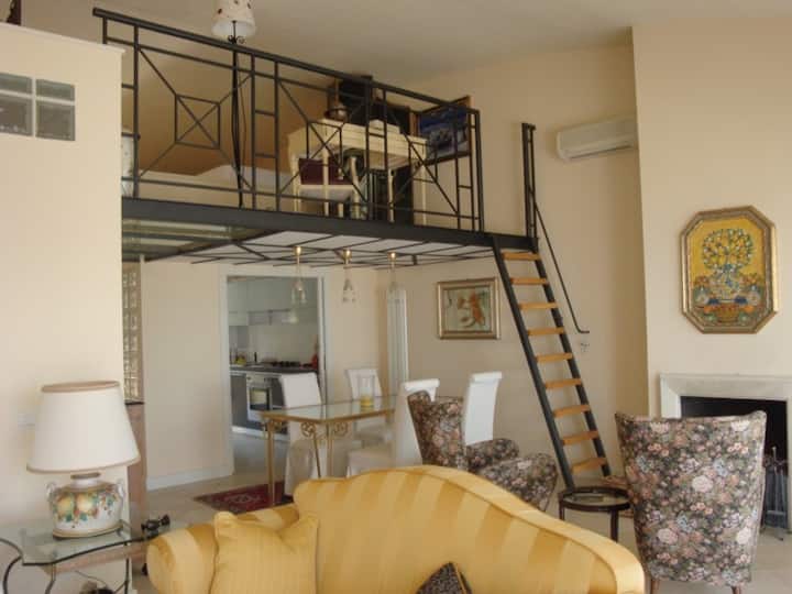 Taormina Panoramic Terrace Loft W Pool & Garage - Taormina