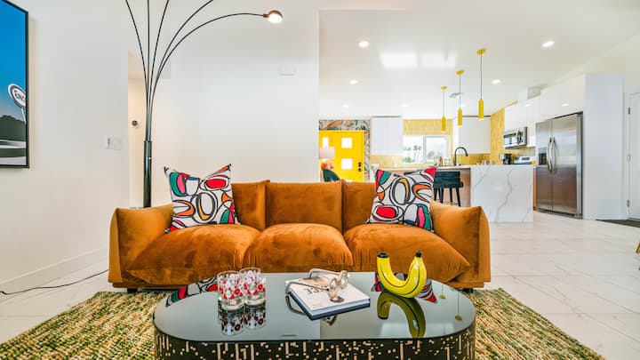 Midcenluxhome Wyard Sanctuary!pool/spa/bbqfire Pit - Palm Springs, CA