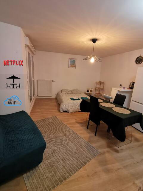 Studio Balnéo - 10 min de Paris