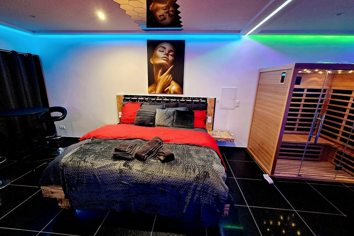 Lit Sur Mesure et Sauna Infrarouge pour une montée en température progressive.