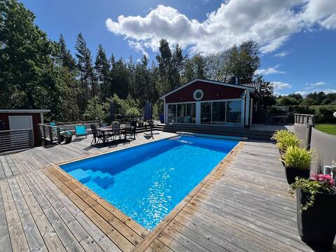 Pool house in Västervik