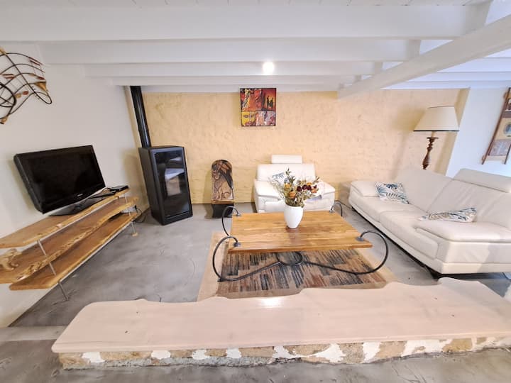 Dnevni boravak s štednjakom na pelete