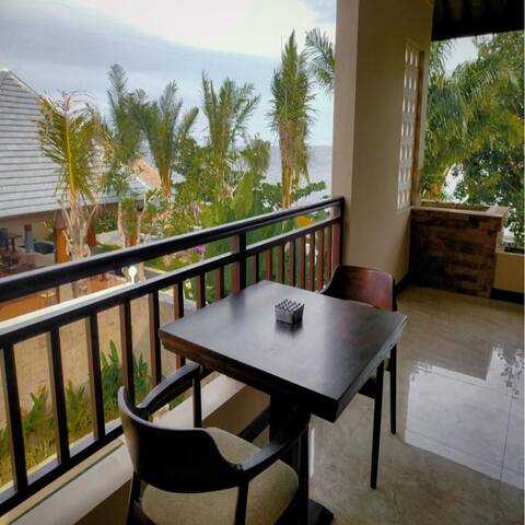 Villa tepi pantai Lovina pemandangan Laut