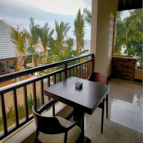 Villa tepi pantai Lovina pemandangan Laut
