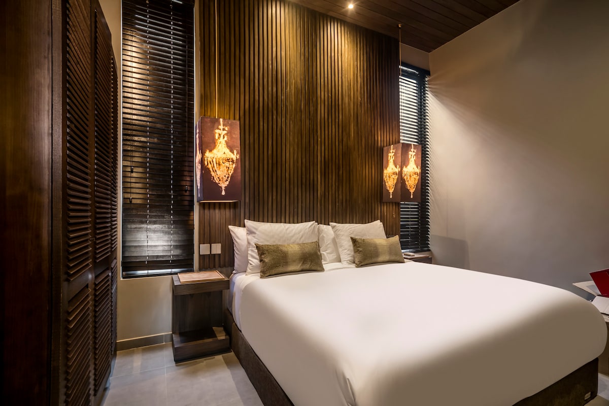 Relájate con este ambiente de ensueño de la habitación