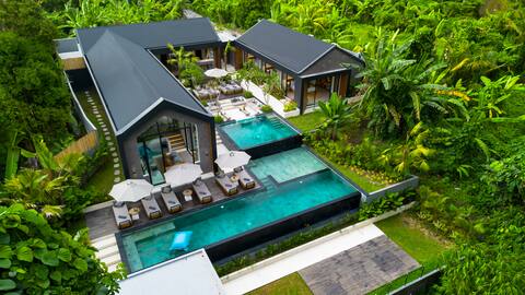 Amour 6BR Jungle Haven in Mas Ubud with GYM