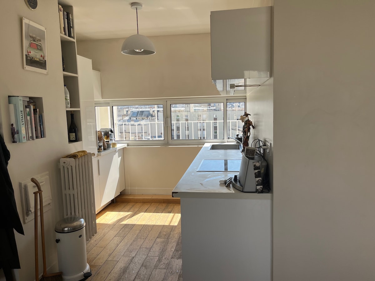 Airbnb performant: Beautiful apartment in the sky à Paris 13e Arrondissement