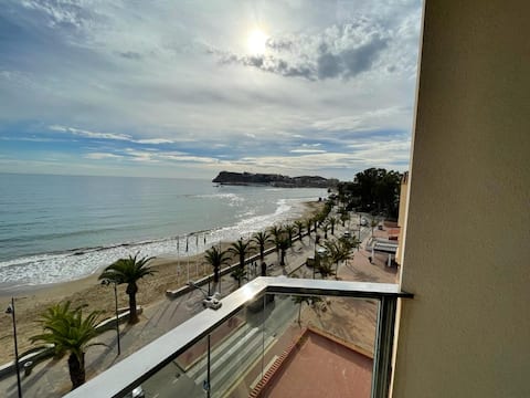 Beachfront apartment