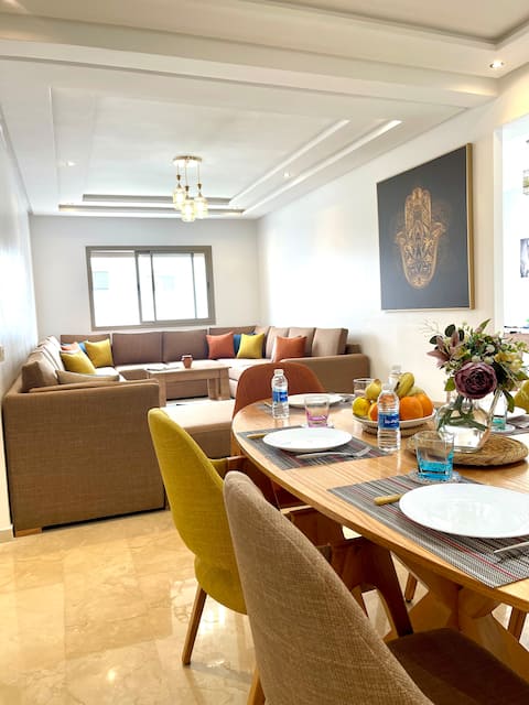 Popular Airbnb listing: Ideal for families – close to airport & tram in Hssaine