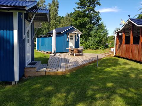 Modern cabin by the sea