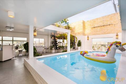 White Penthouse 86 -Rooftop Pool  -Central City