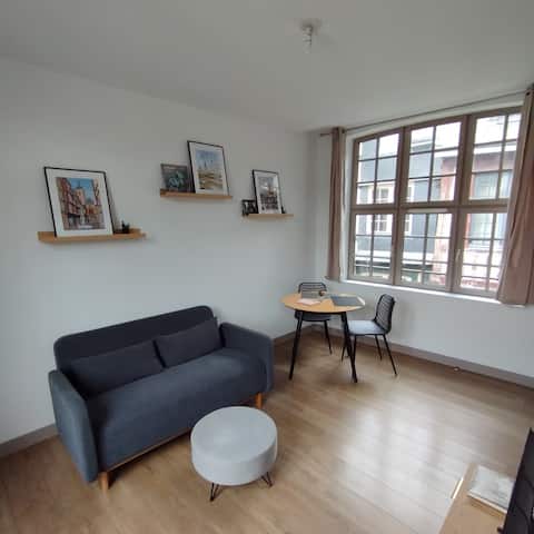Top performing Airbnb: Rouen, Historical Stopover, Rue du Gros Horloge in Rouen