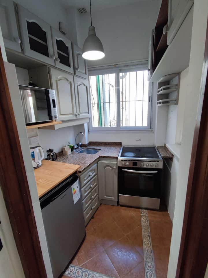 Apartamento de 2 ambientes com terraço privativo em Palermo