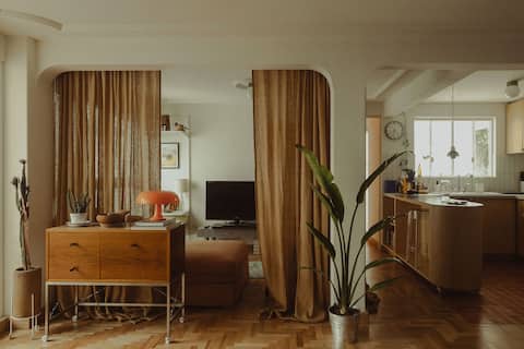 Top Airbnb: Cozy Mex-Scandi Apt in San Miguel Chapultepec in San Miguel Chapultepec