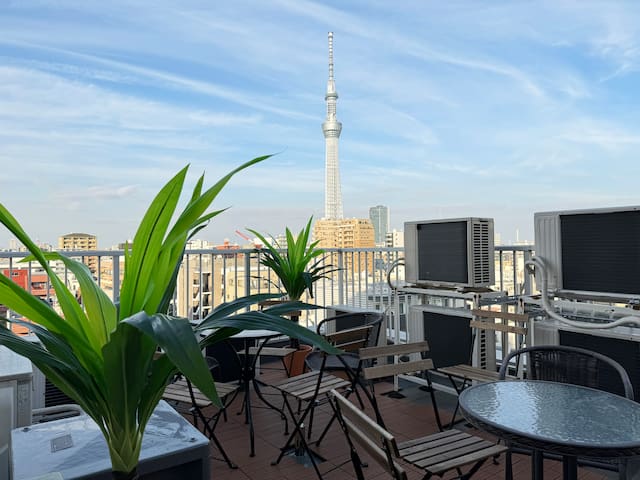 All room Skytree view near Asakusa/skytree/Ryokoku gallery image 2