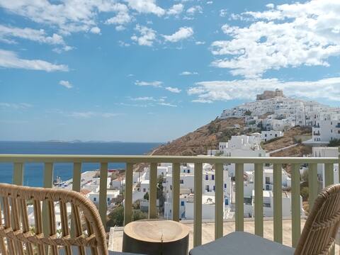 maisonette apt, sea view | SalutiDaStampaliaChora