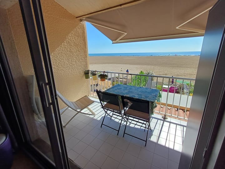Appart. Climatisé Tt Confort Vue Mer Direct Plage - Gruissan