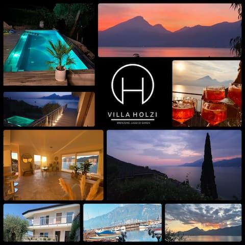 Villa Holzi: Infinity pool + lake view (Top floor)