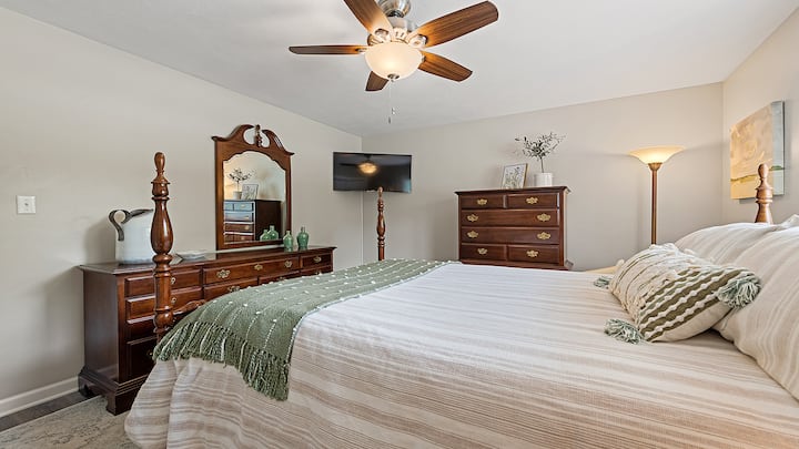 Chambre n °2, lit queen size