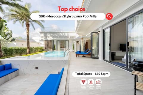 Bangtao - Moroccan Inspired 3 BR Luxury Pool Villa