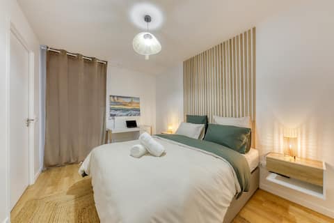 Warm apartment near Paris/4 minutes from the metro